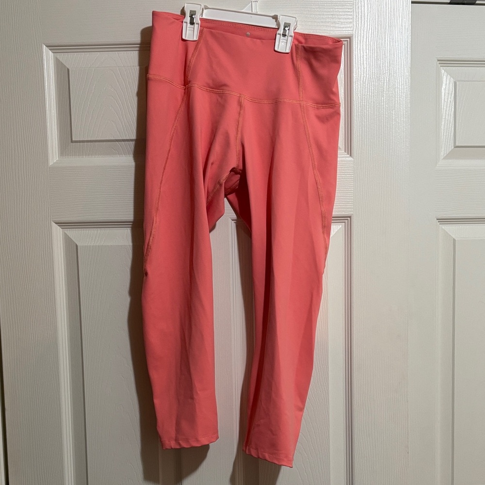 Apana Vibrant Coral Leggings